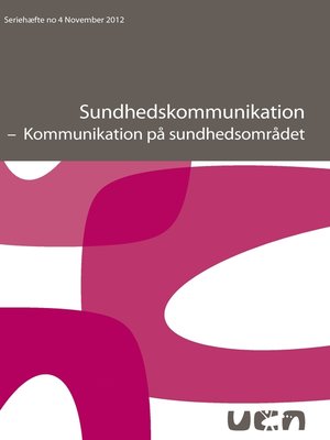 cover image of Sundhedskommunikation